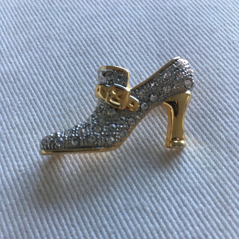 Gold and silver pin/brooch